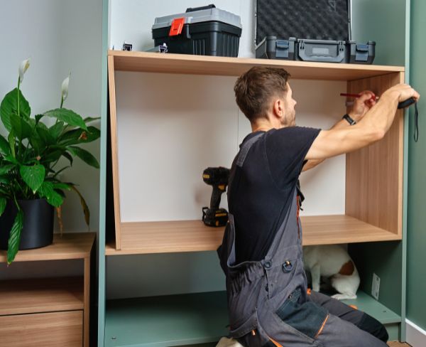 Manutenção e ajuste de móveis planejados sob medida